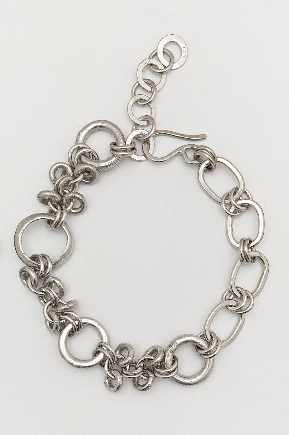 annie costello brown Deka Necklace Rhodium
