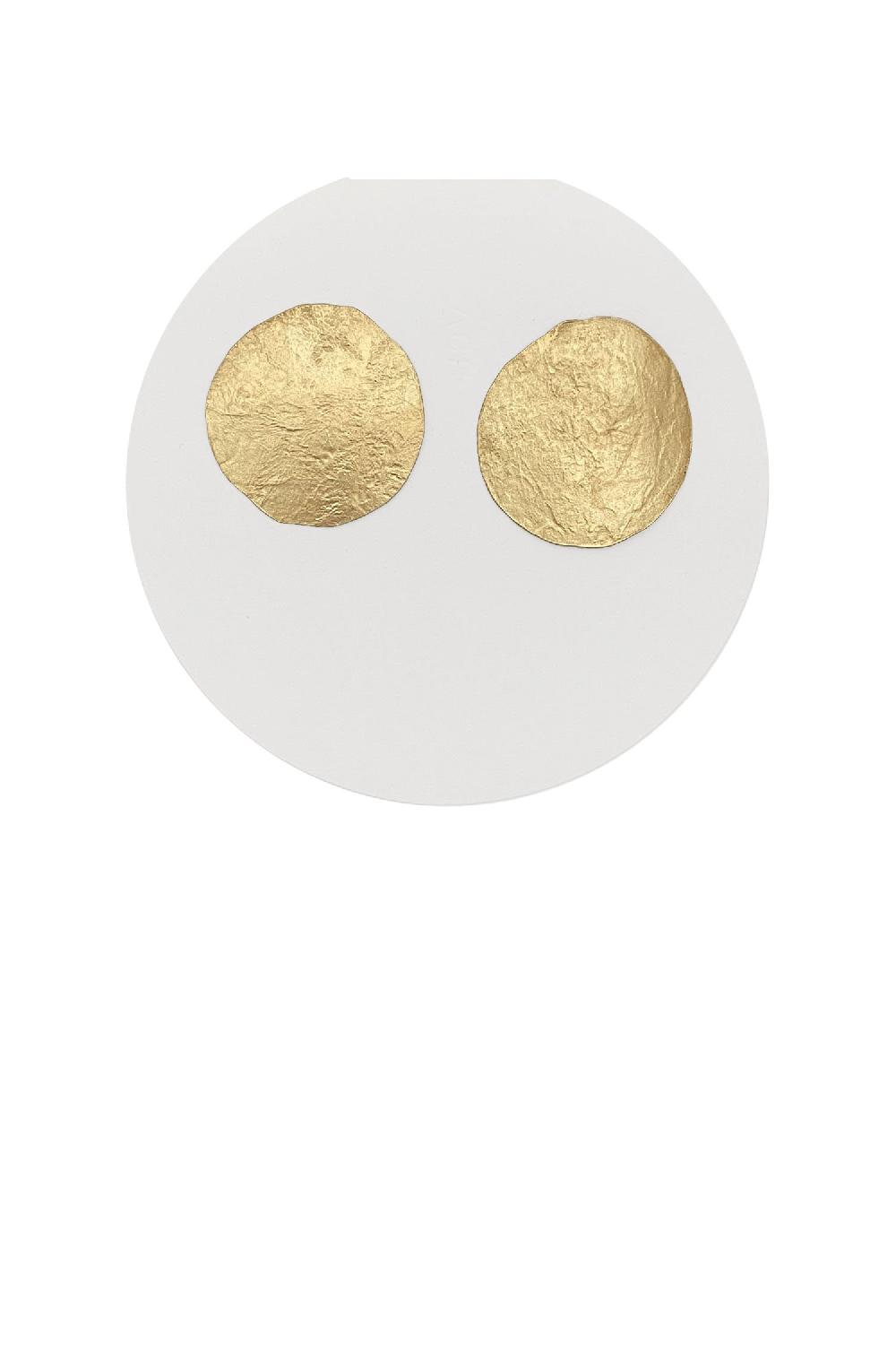 Annie Costello Brown Demi Sun Disc Vermeil