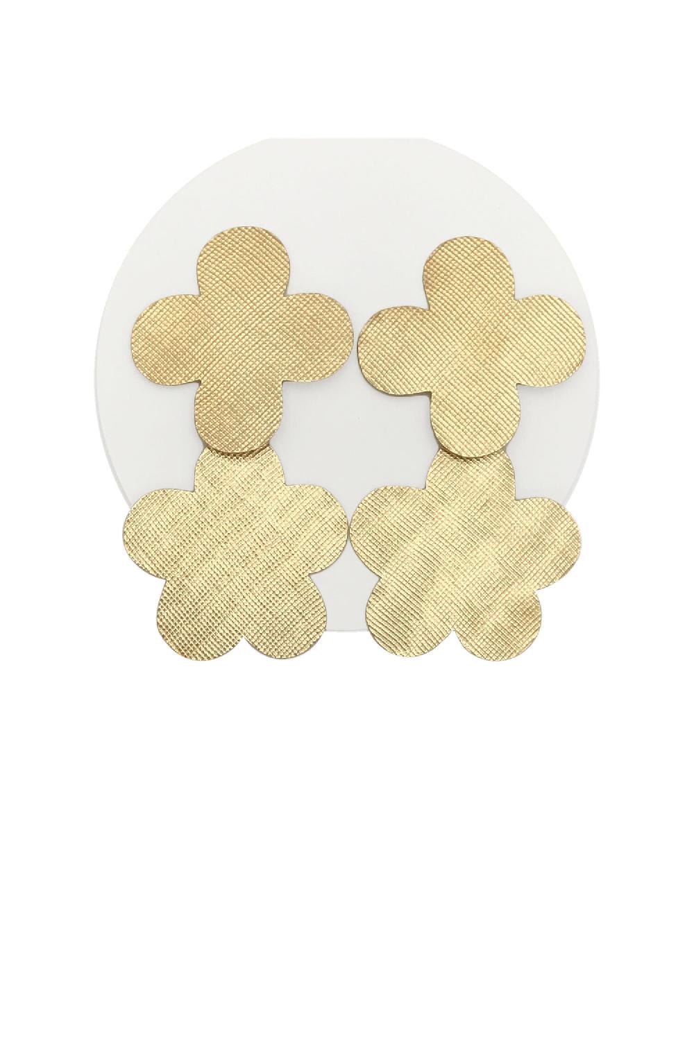 annie costello brown DOUBLE FLOWER WEAVE GOLD