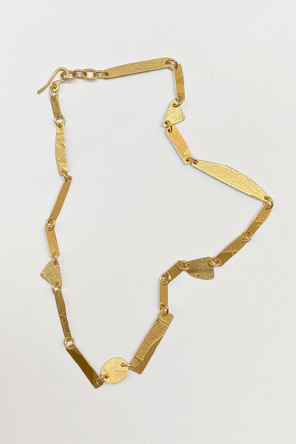 Annie Costello Brown Eden Collar Vermeil