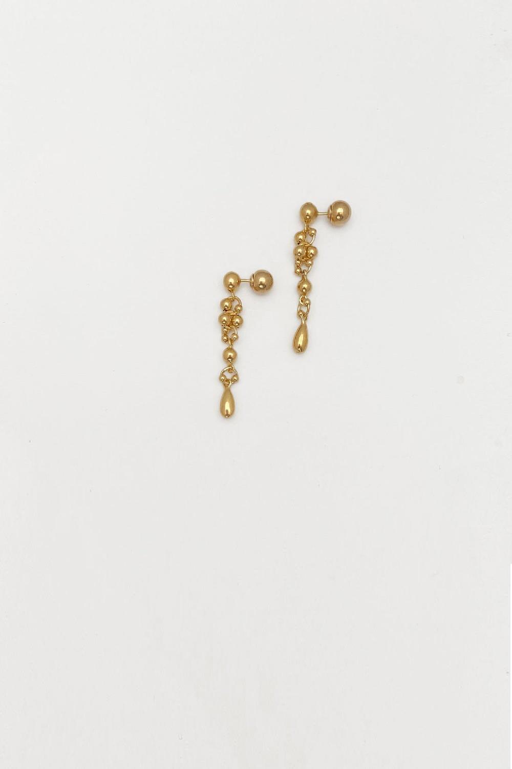 annie costello brown Fine Cav Drops vermeil