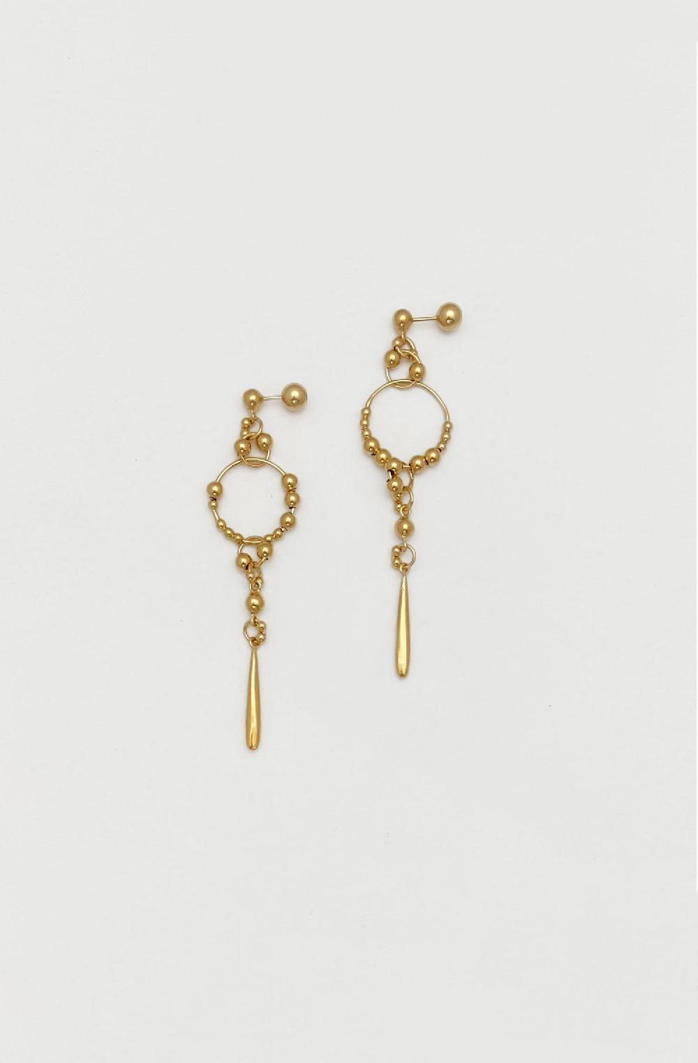 annie costello brown Fine Cav Hoop vermeil