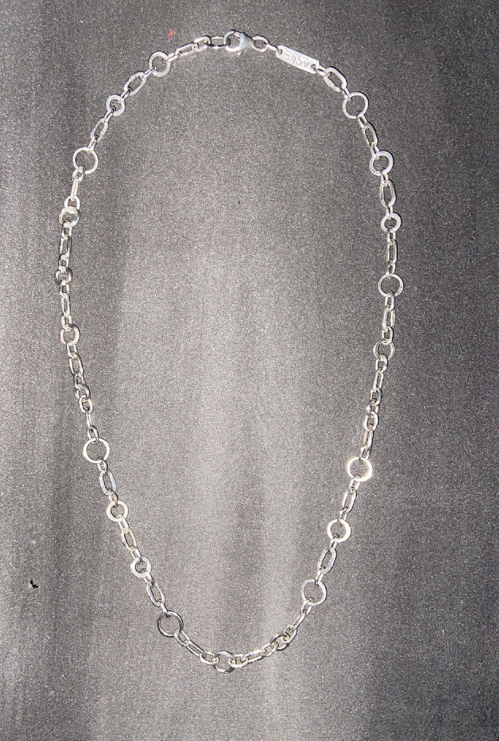 Annie Costello Brown Kraft Chain Necklace