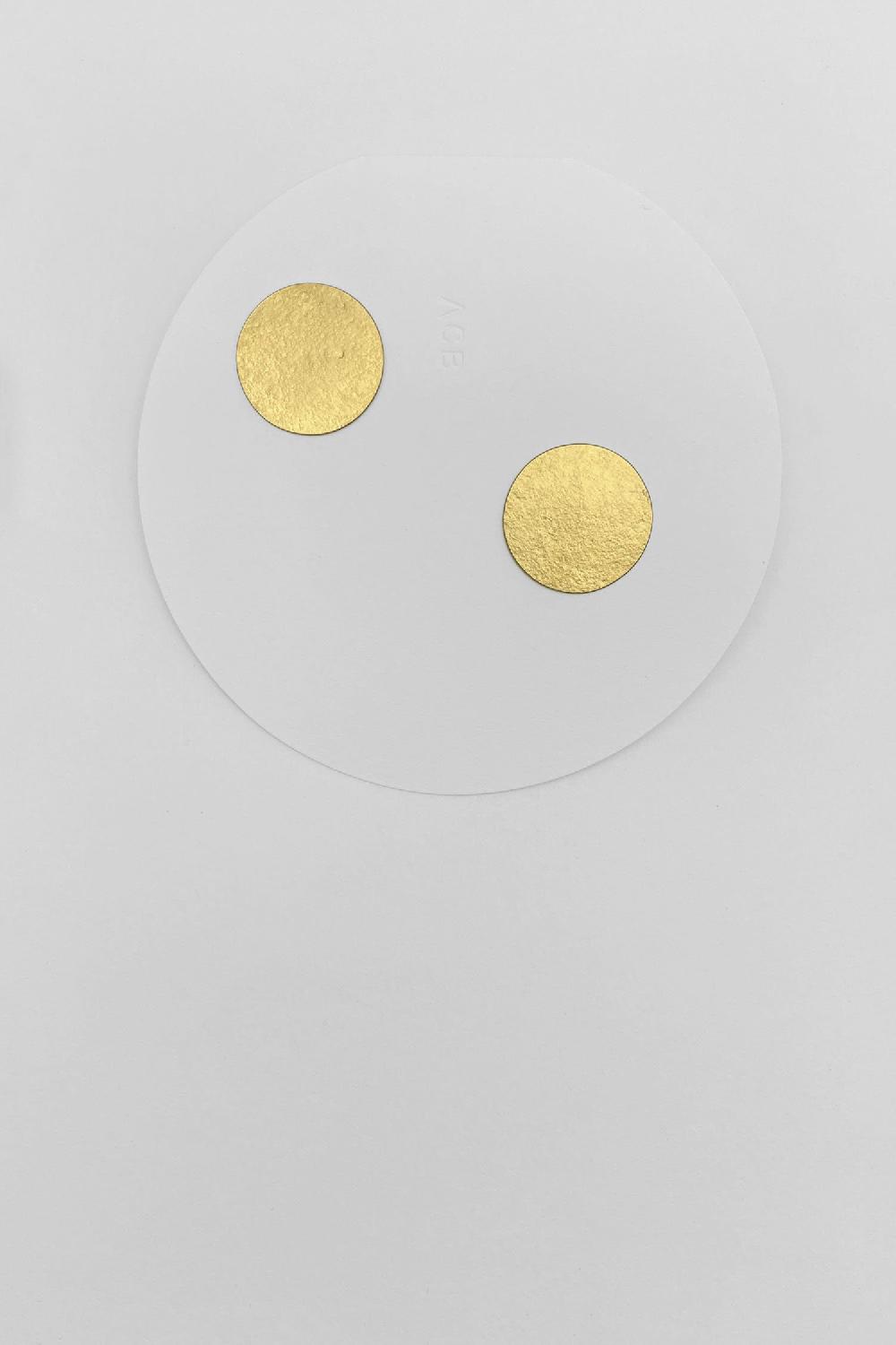 annie costello brown mini disc vermeil