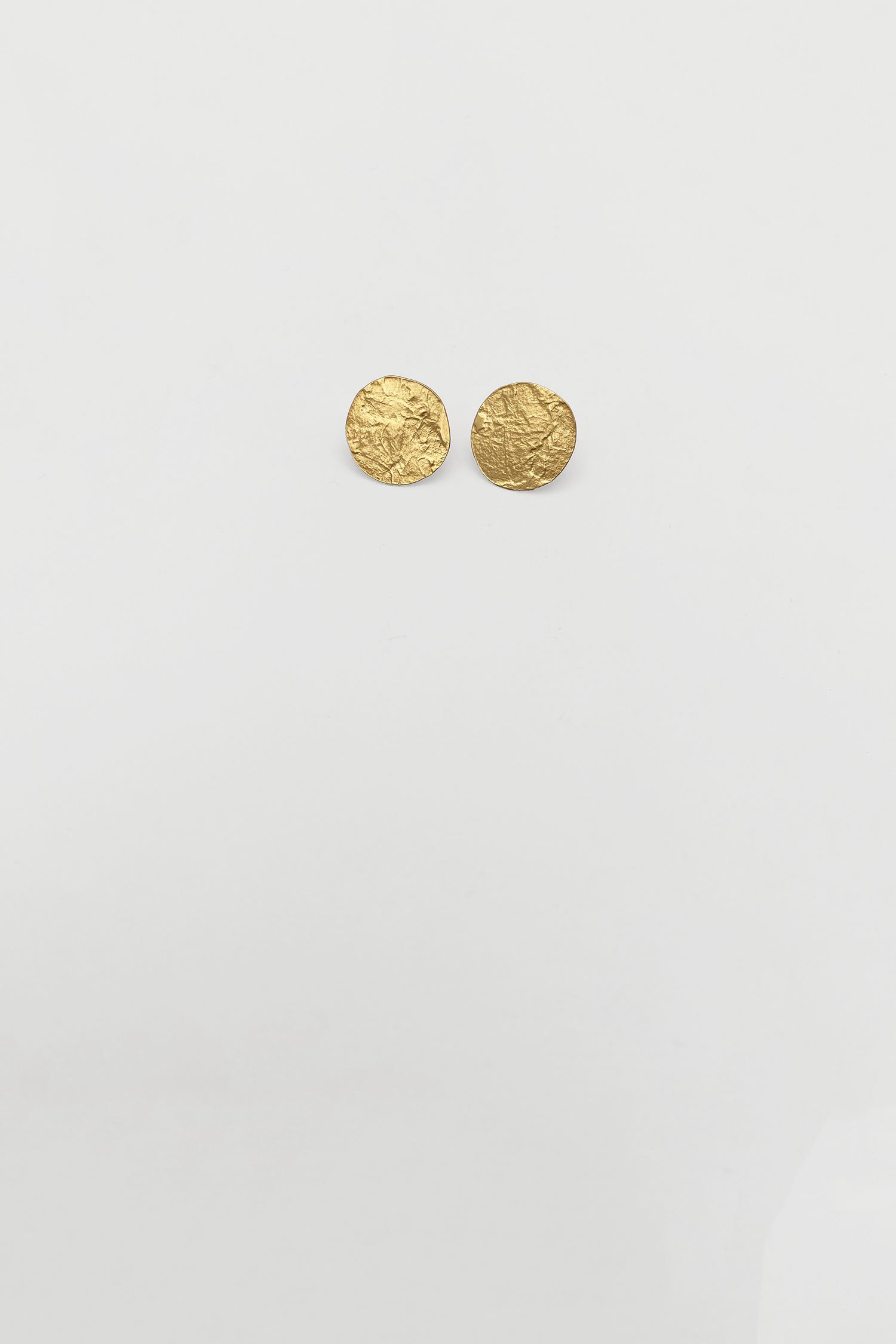 annie costello brown mini sun disc vermeil