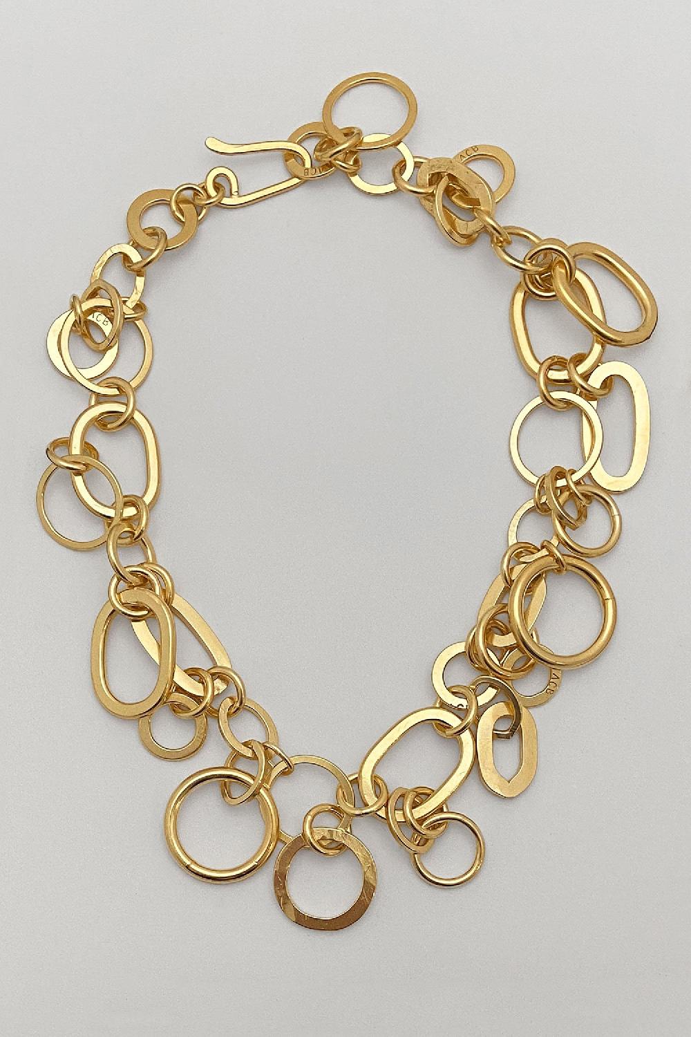 annie costello brown Multi Links Charmer Necklace