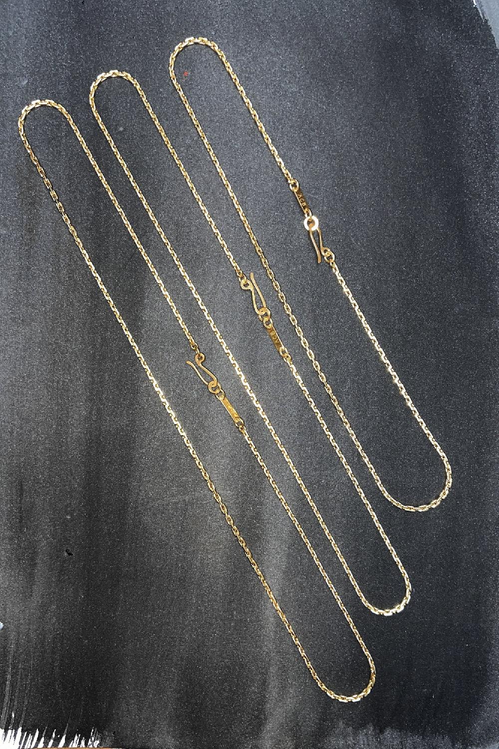Annie Costello Brown Neo Rope Cable Chain Gold