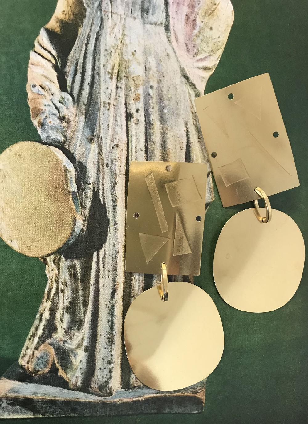 Annie Costello Brown Overt Gold / Collage