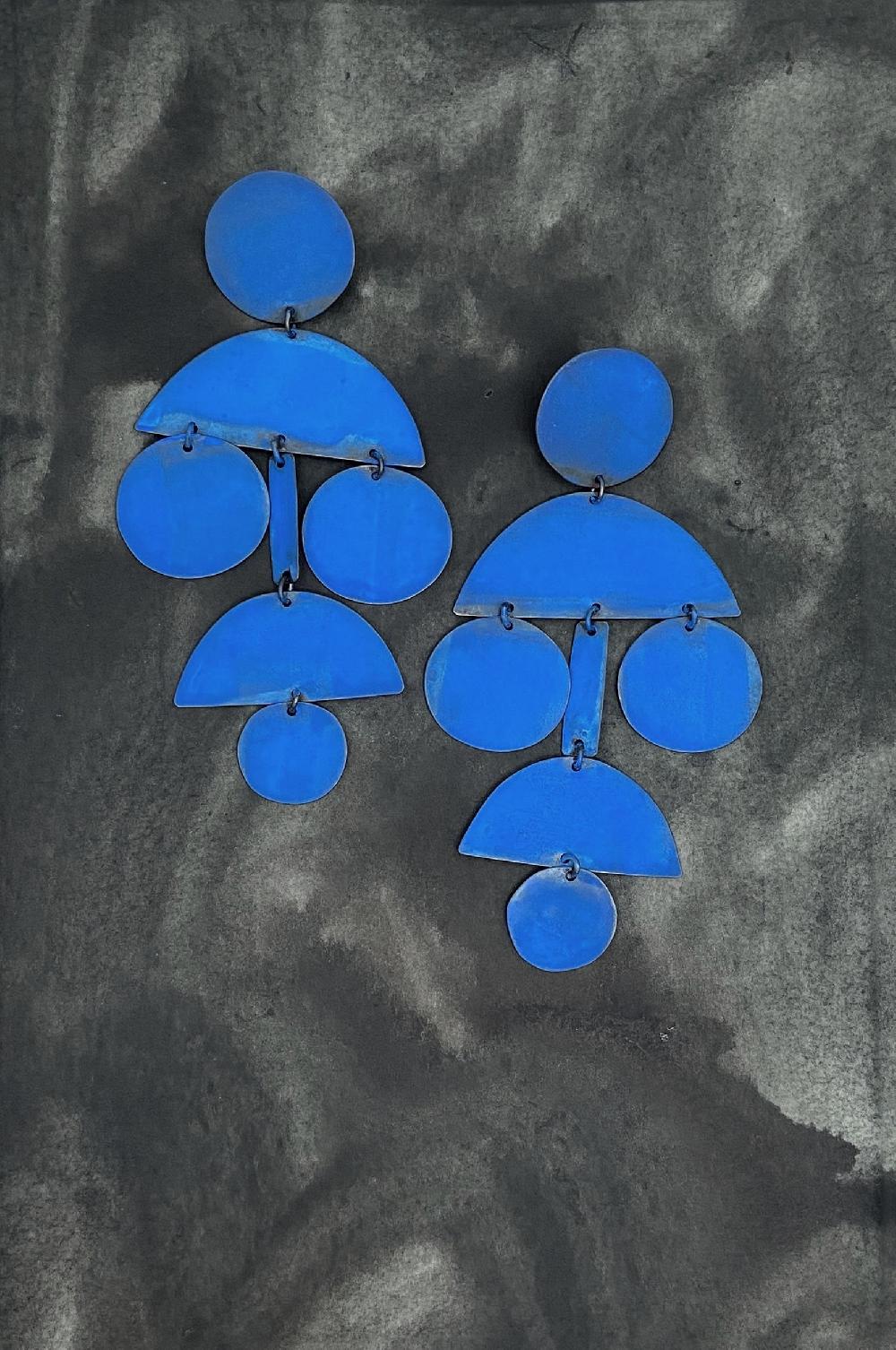 annie costello brown POM POM BLUE