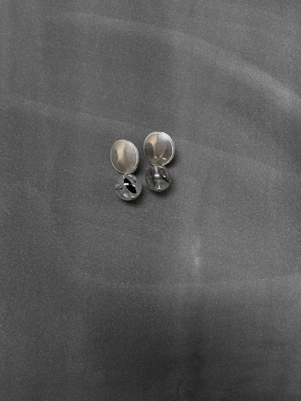 annie costello brown rutilated quarts bead drop