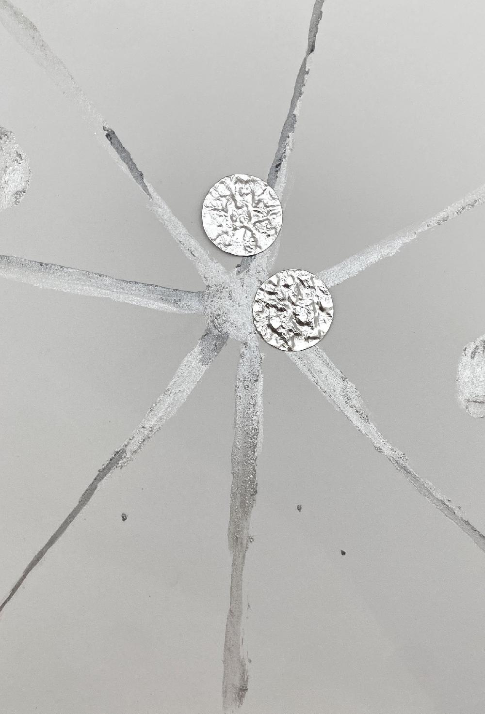 annie costello brown Small Disc Foil Silver