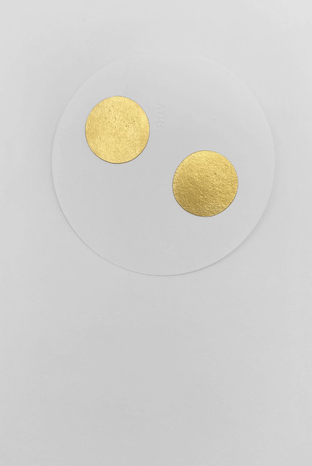 annie costello brown small disc vermeil