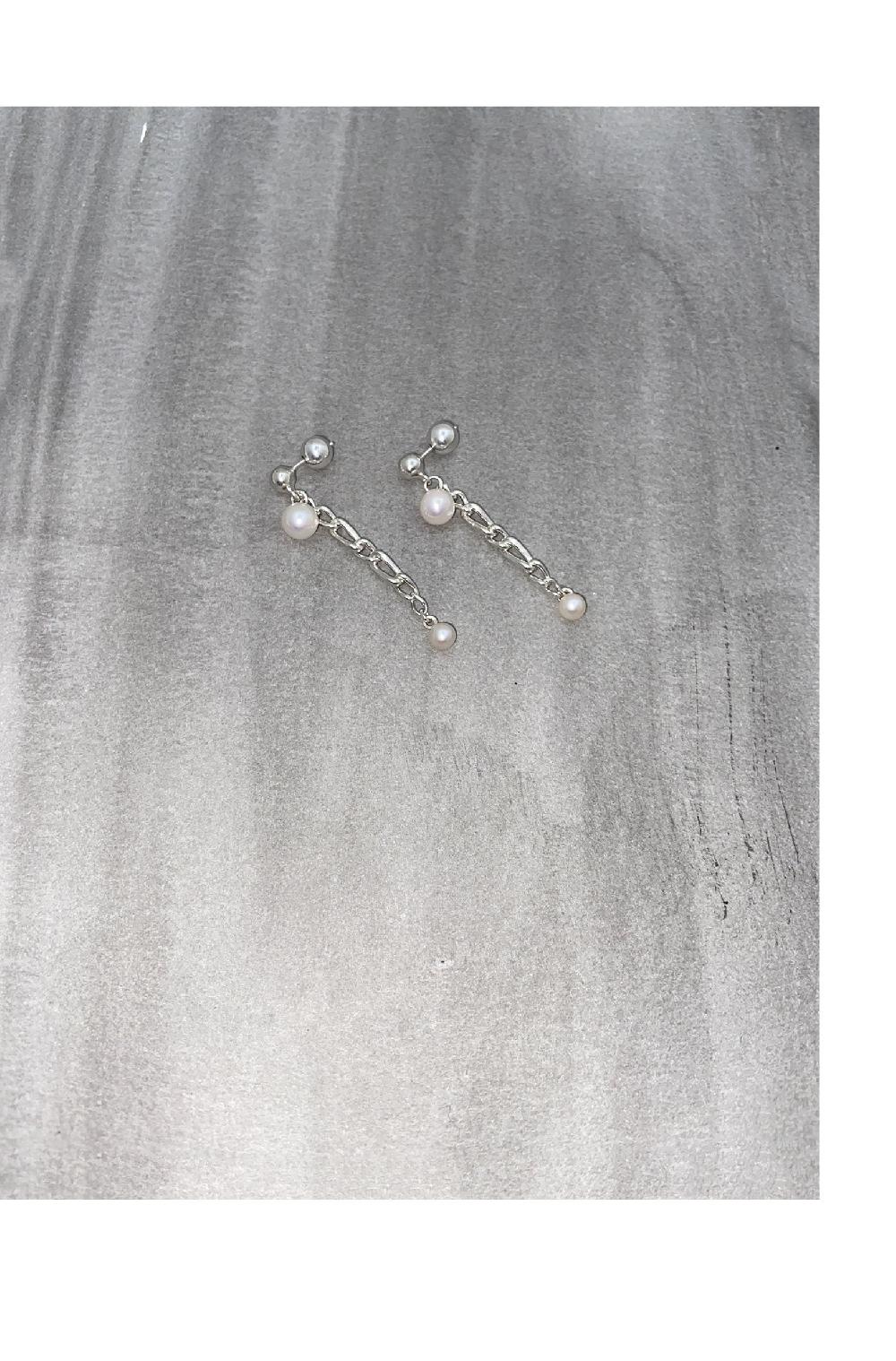 Annie Costello Brown Stanton Earrings Silver