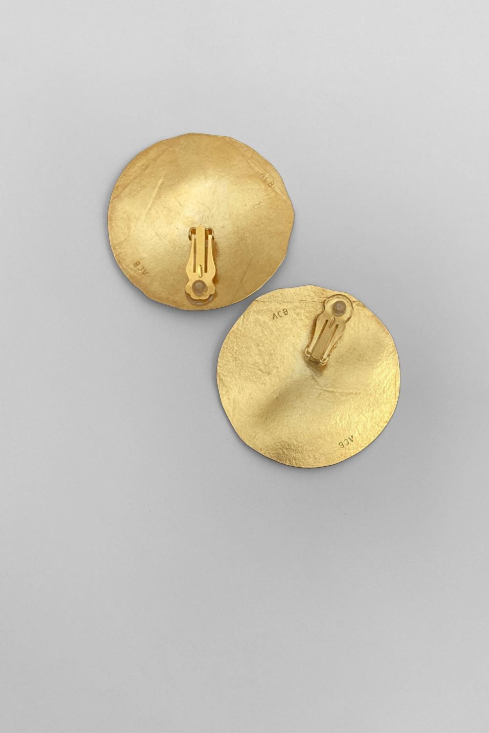 Annie Costello Brown Sun Disc Xl Gold