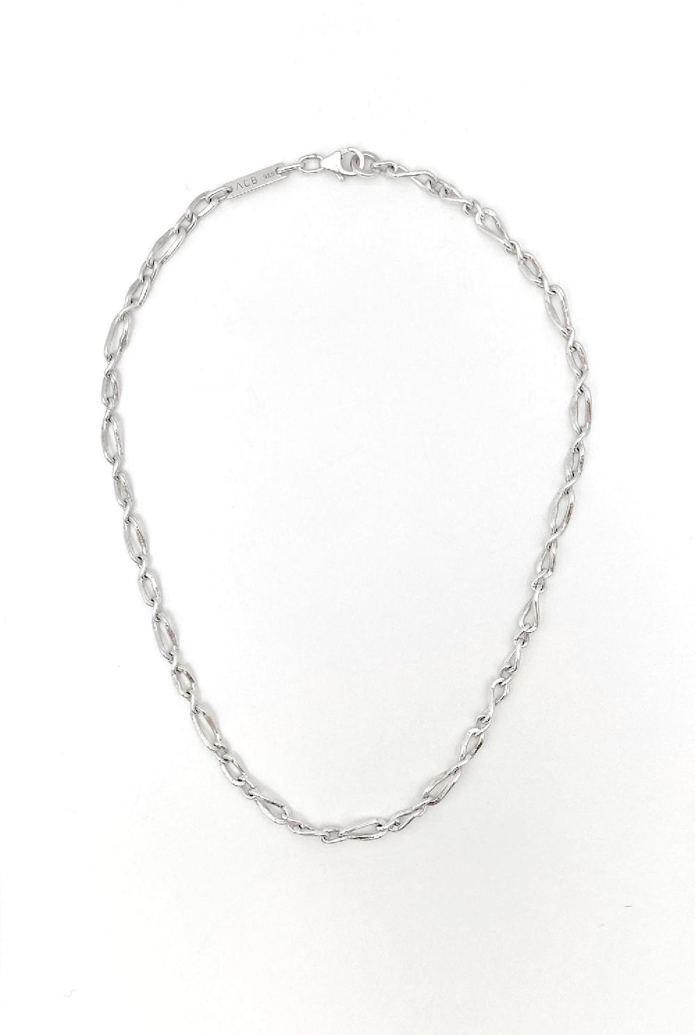 Annie Costello Brown Twist Chain Necklace