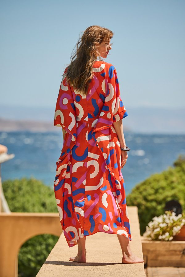 Annie P Aelia Dress Candybag Orange