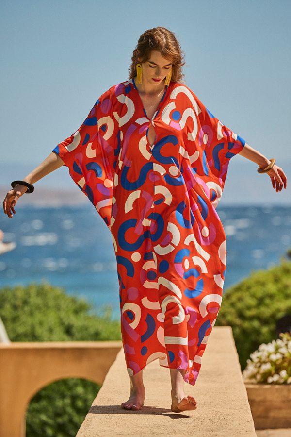 annie p Aelia Dress Candybag Orange