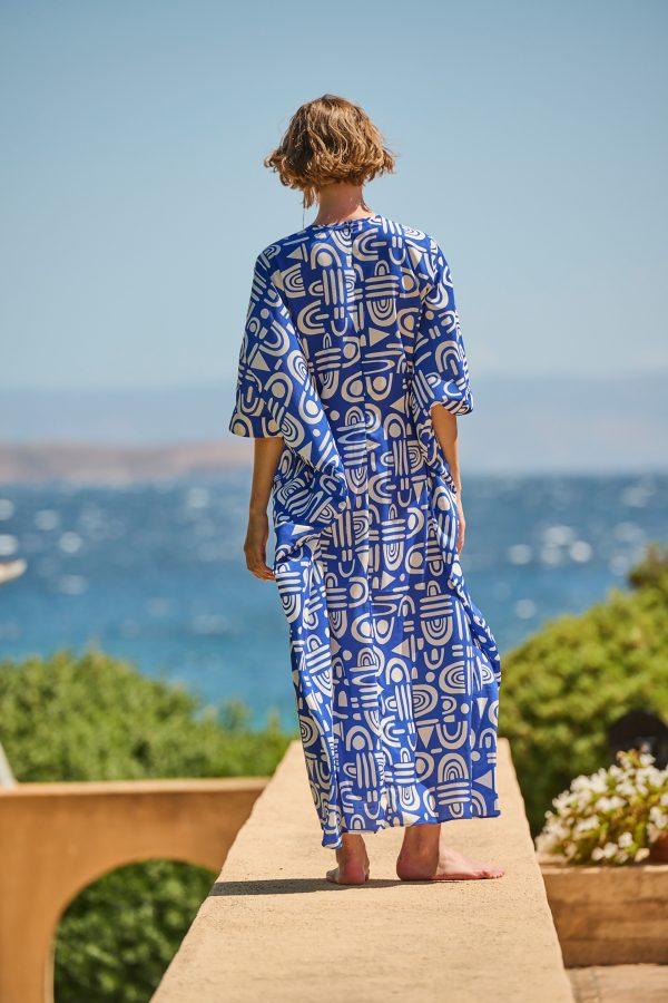 Annie P Aelia Dress Ornaments Blue