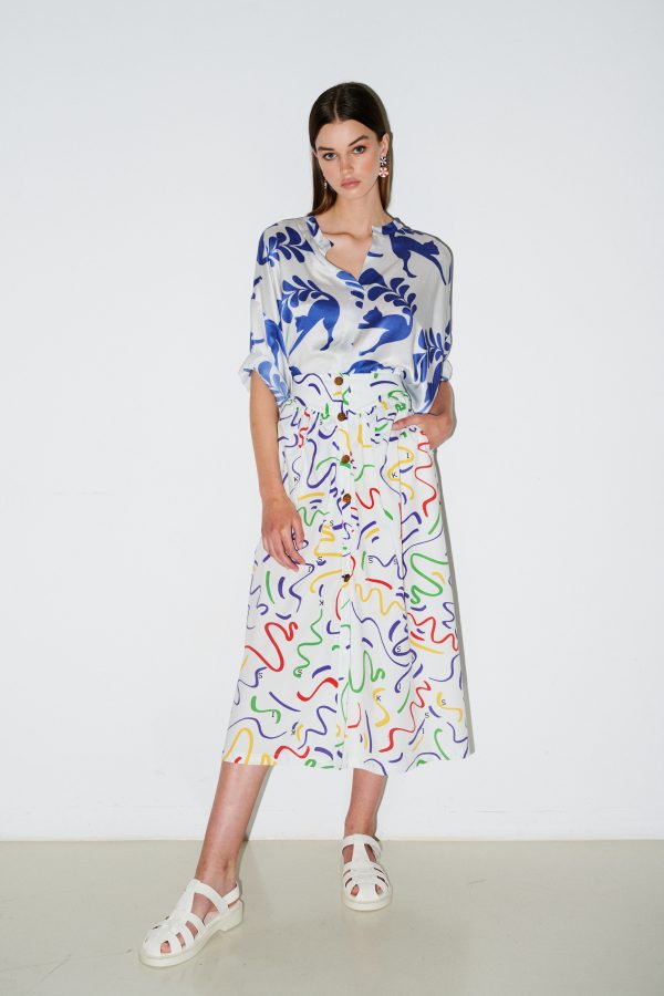 annie p Amelia Skirt Ribbons Mixed