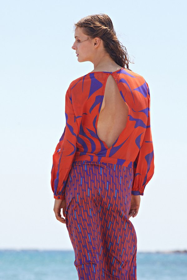 annie p Anna Dress Birds Grey