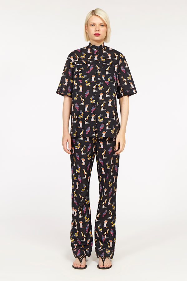 annie p Antibes Pants Birdsparty Night