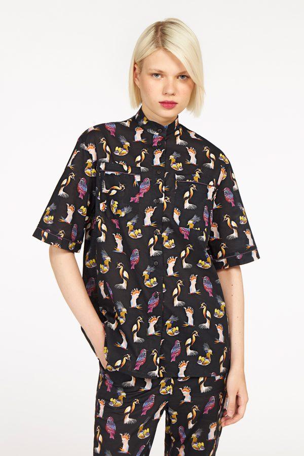 annie p Antibes Shirt Birdsparty Night