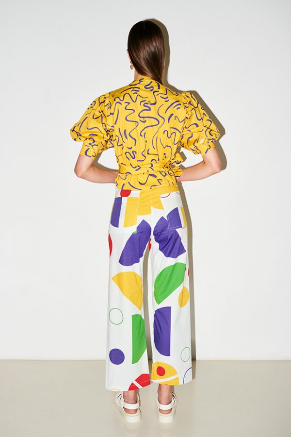 Annie P Basic Pants Playground Mixed