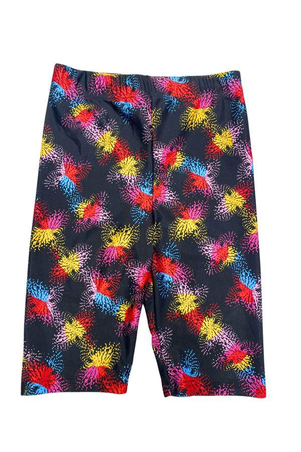 annie p Biker Shorts Flashlight Black