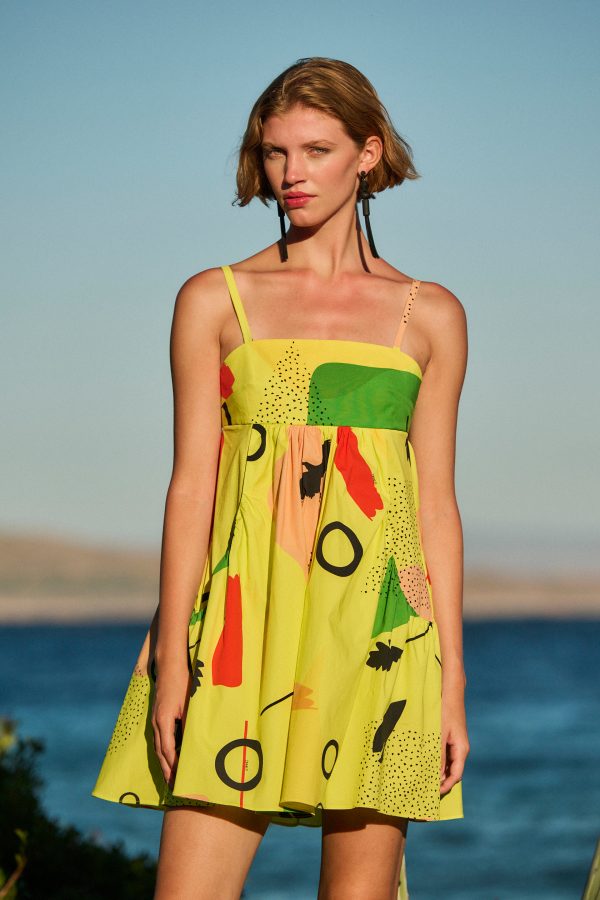 annie p Bon-Bon Dress Summer Lime