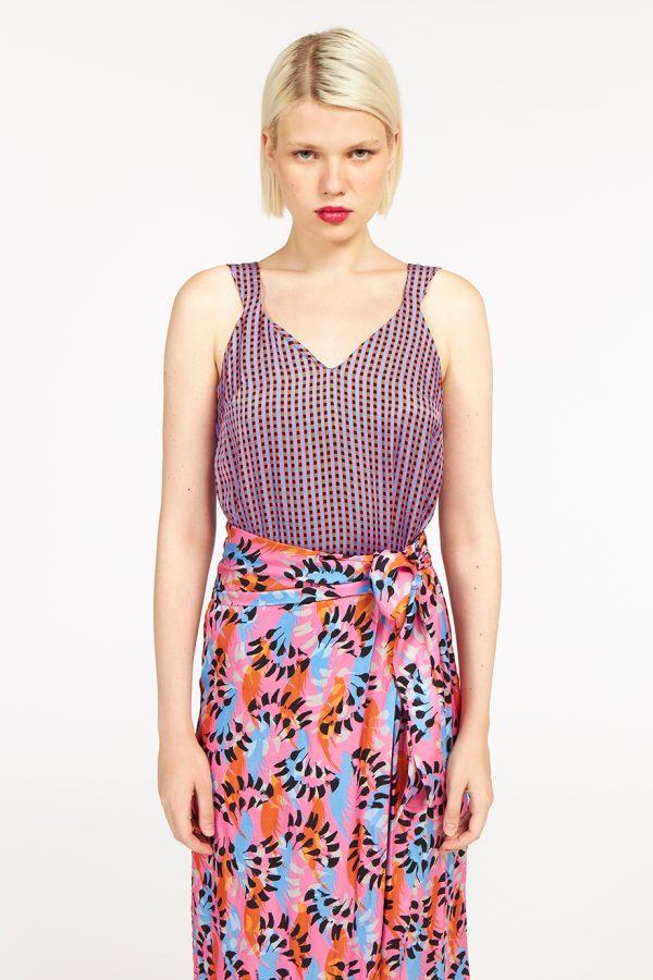 annie p Cami Top Check