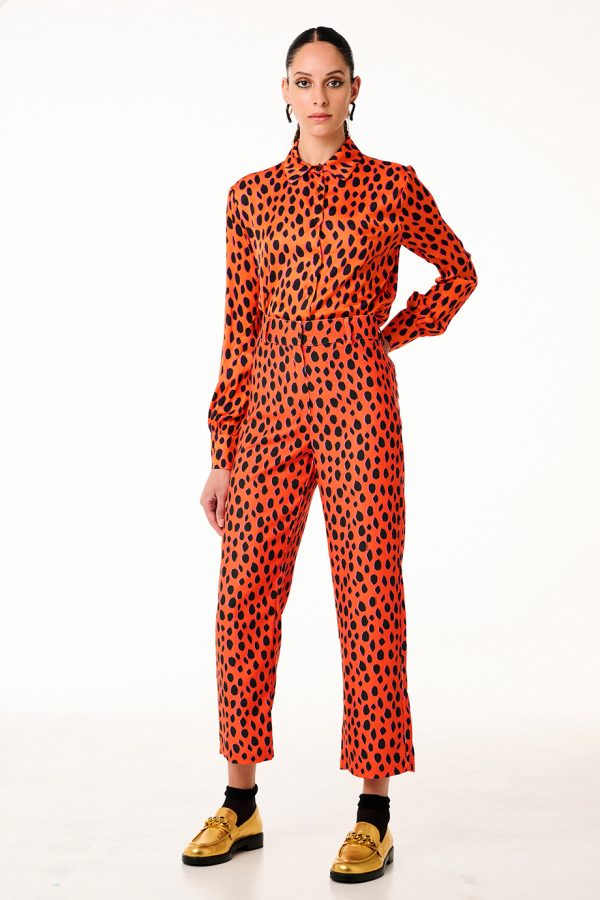 Annie P Cord Pants Pelle Orange