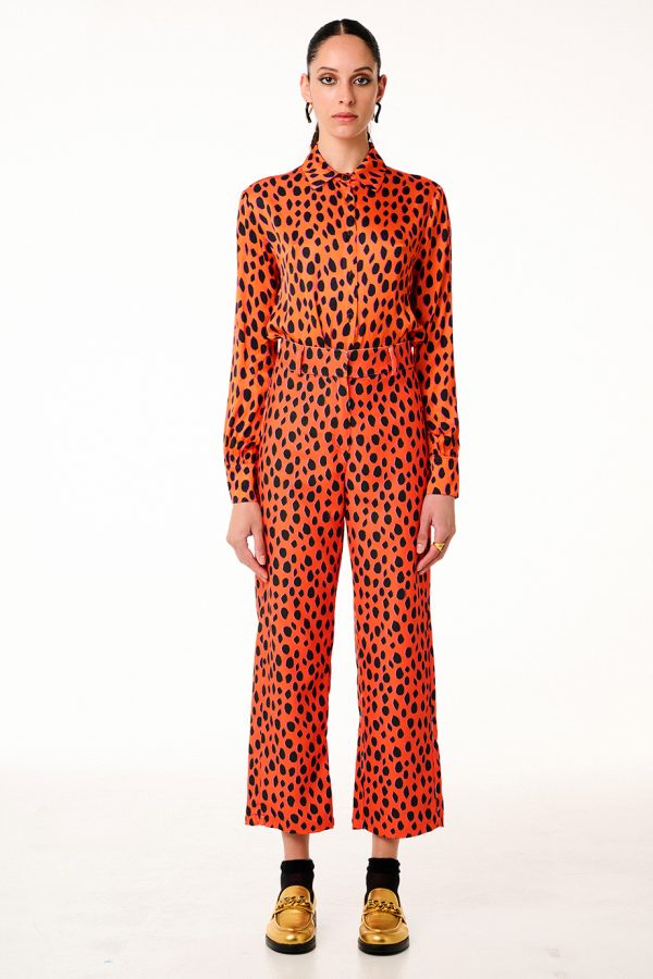 annie p Cord Pants Pelle Orange