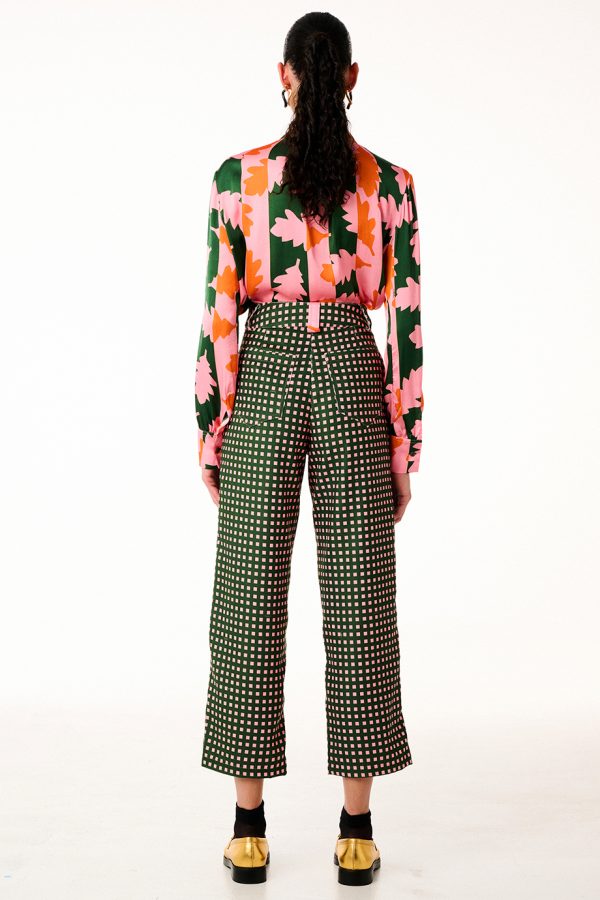 Annie P Cord Pants Square Pink