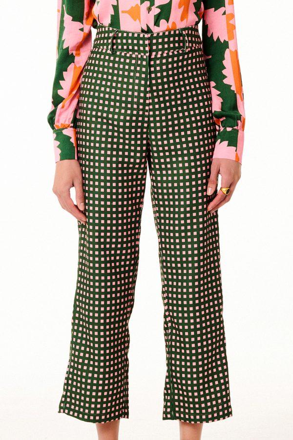 Annie P Cord Pants Square Pink