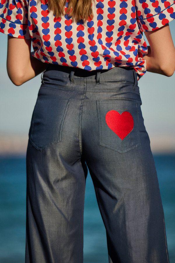 Annie P Denim Pants Love