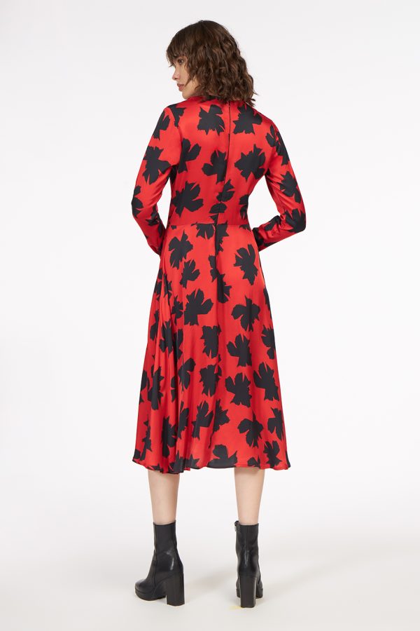 Annie P Eliza Dress Poppy Red
