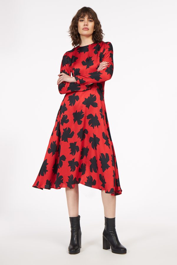 annie p Eliza Dress Poppy Red