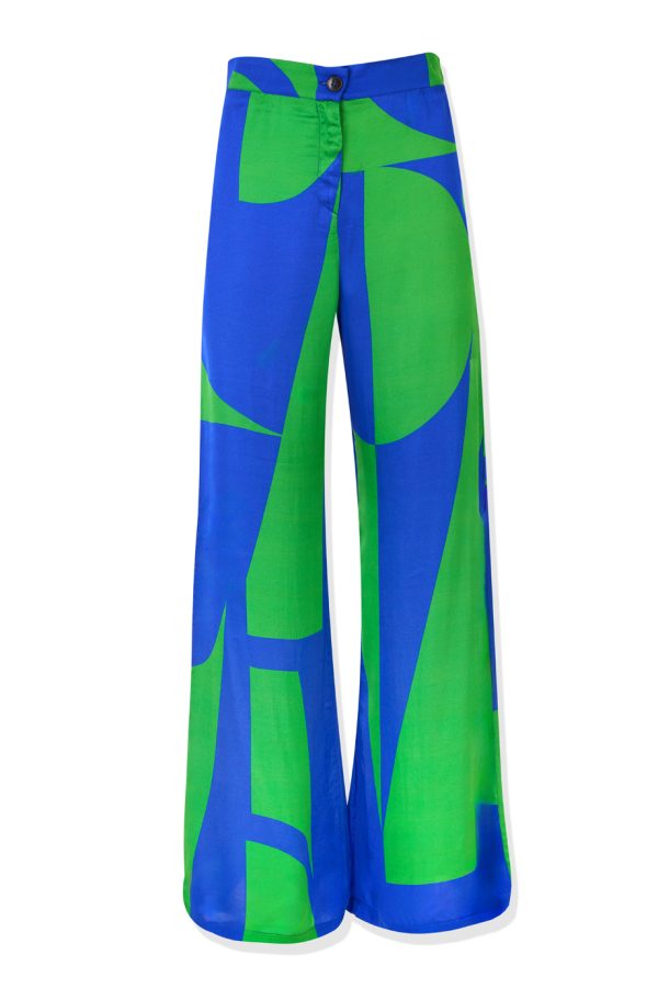 annie p Erica Pants Traces Blue