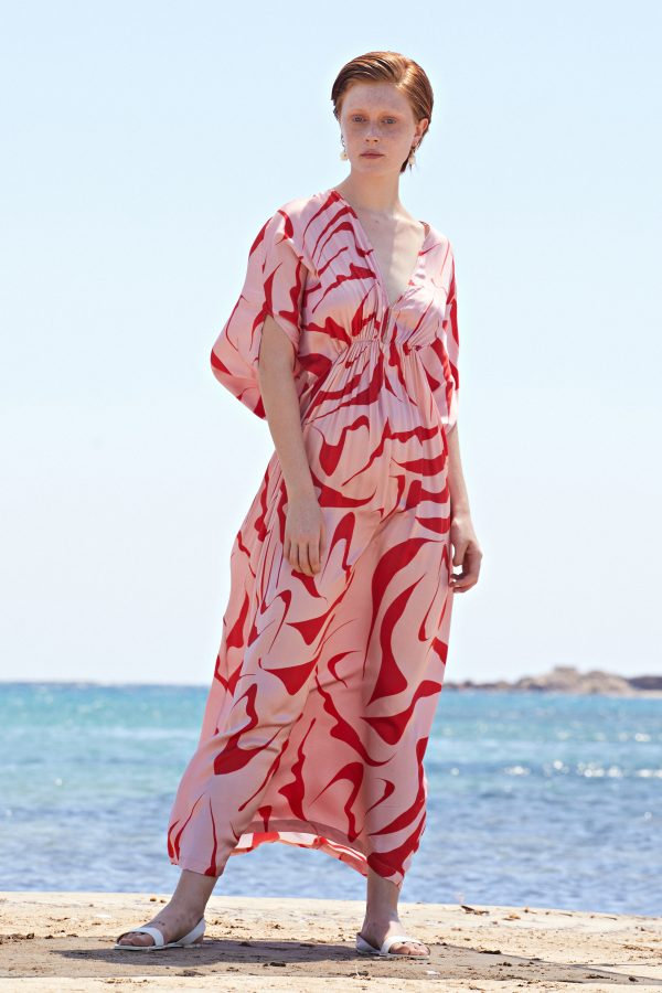 annie p Ethera Dress Liquid Pink