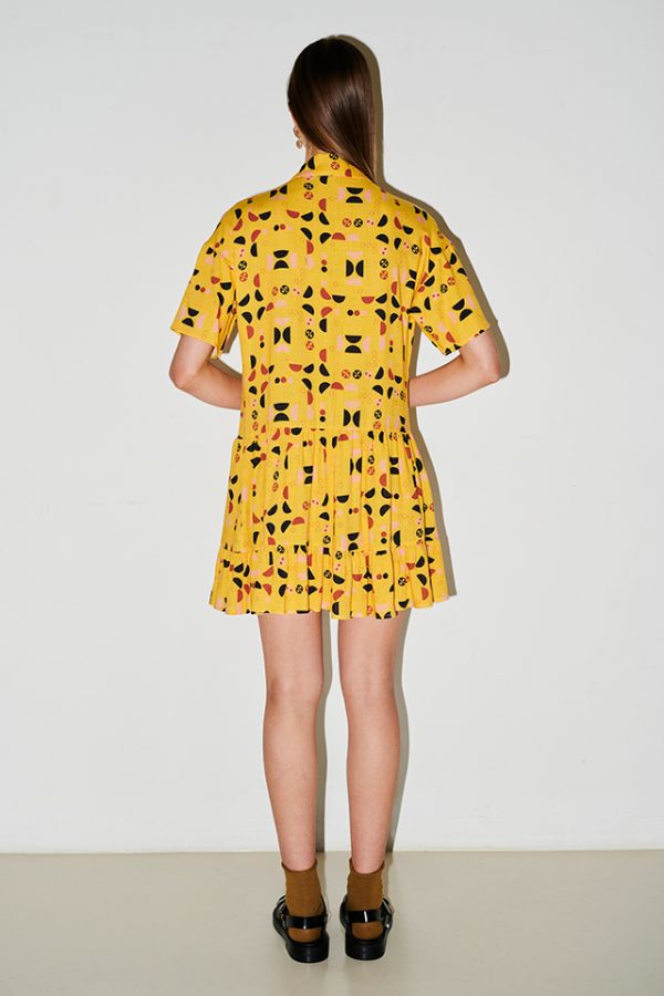 Annie P Gambit Dress Bling Toys Yellow