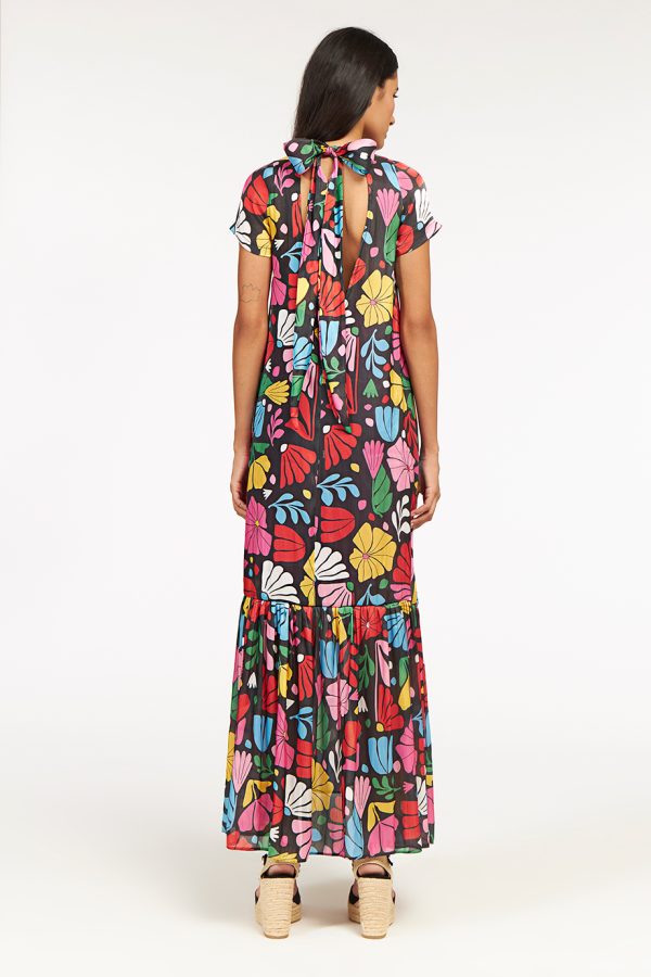 Annie P Grace Dress Garden Black