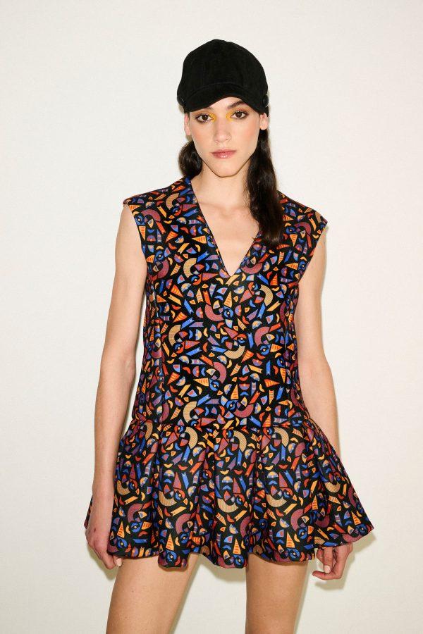 annie p Ioli Dress Bibello Black