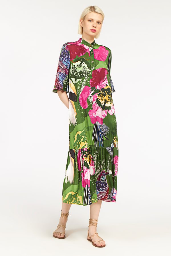 Annie P Lala Dress Edem Green
