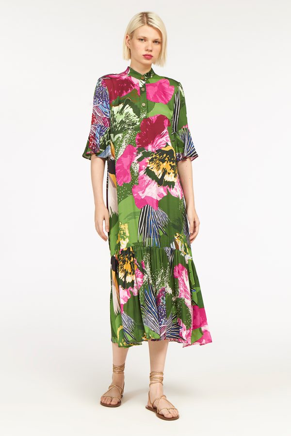 Annie P Lala Dress Edem Green