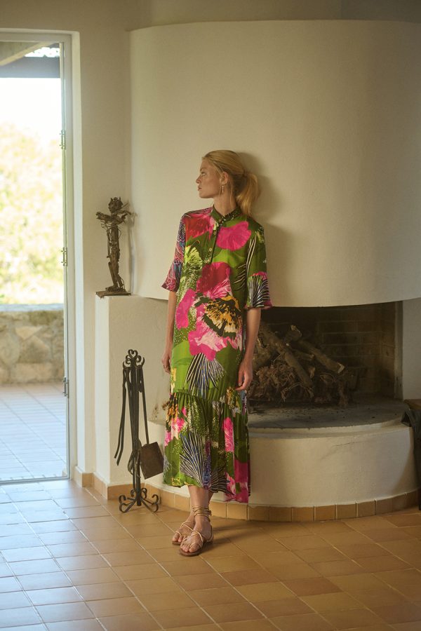 annie p Lala Dress Edem Green