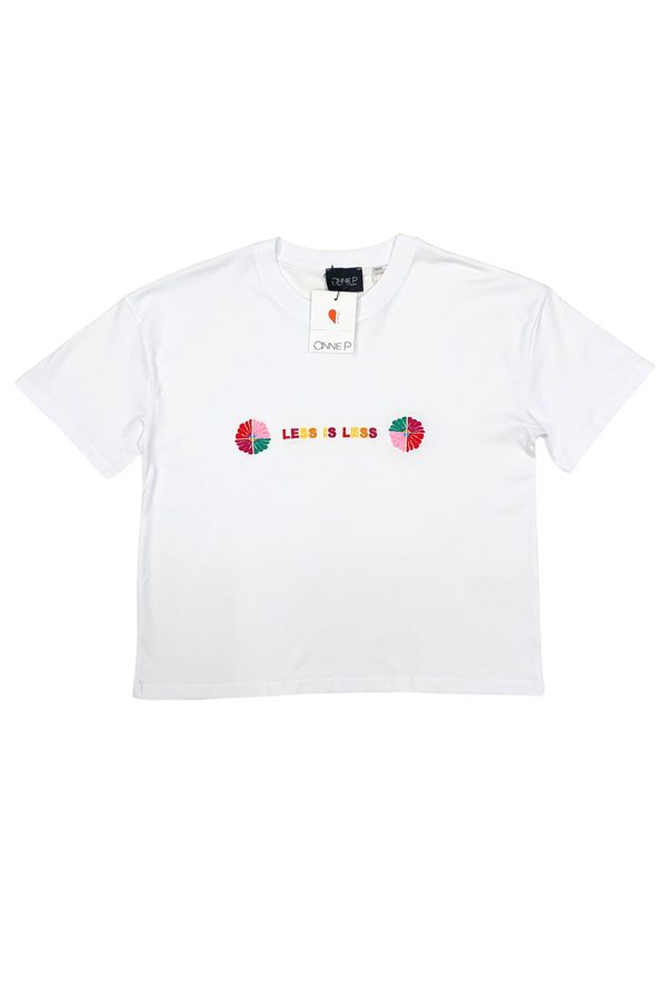 annie p Less Is Less T-shirt