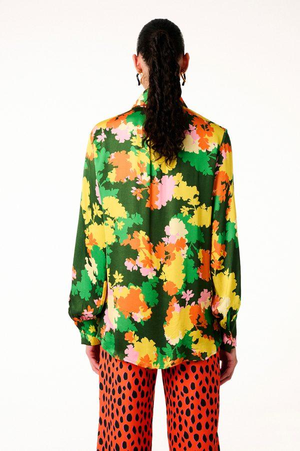 Annie P Martha Shirt Blossom Green