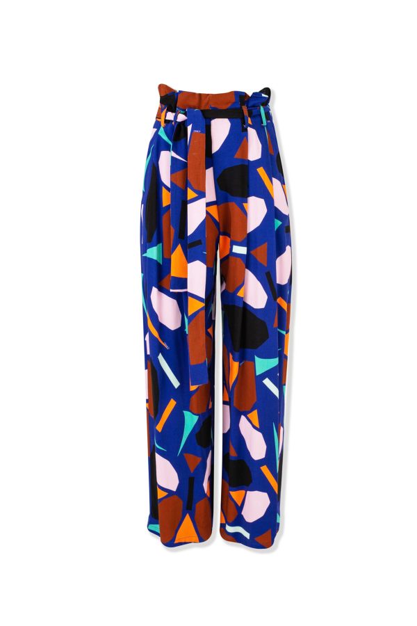 Annie P Milla Pants Africa Big Blue