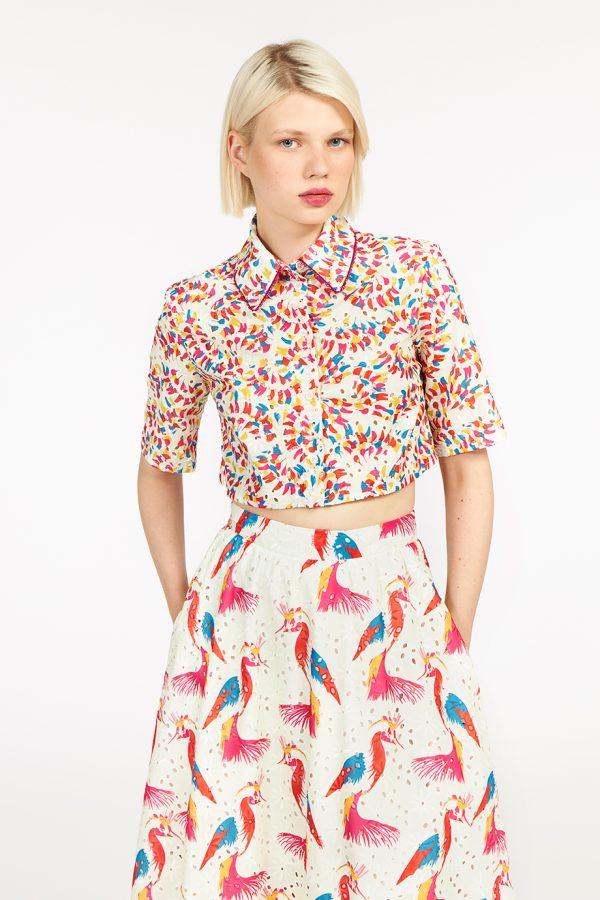 annie p Nerdia Shirt Feather Circus