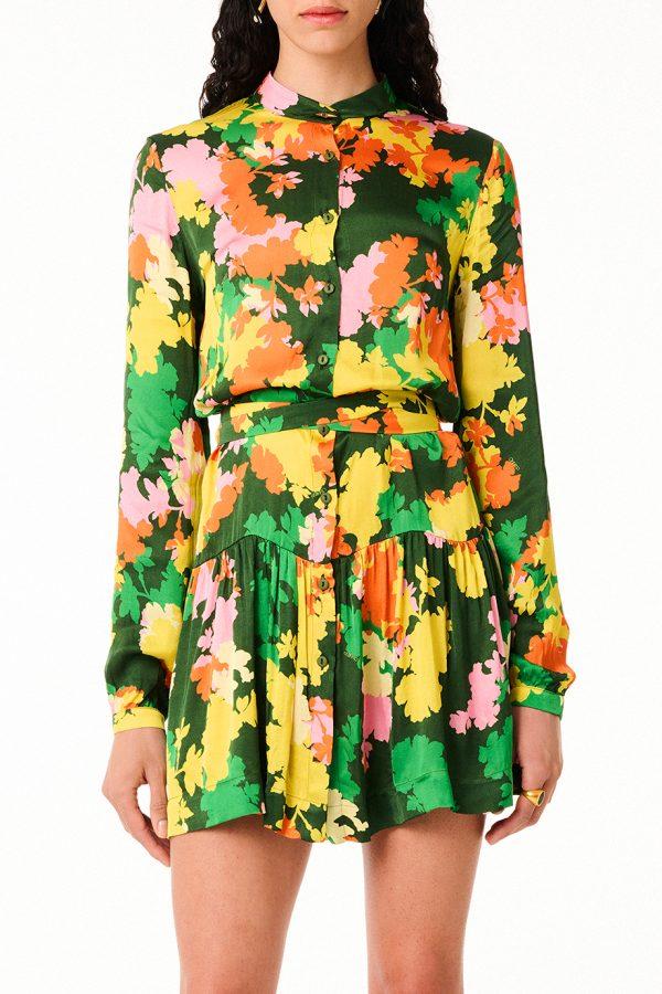 Annie P New Danae Dress Blossom Green